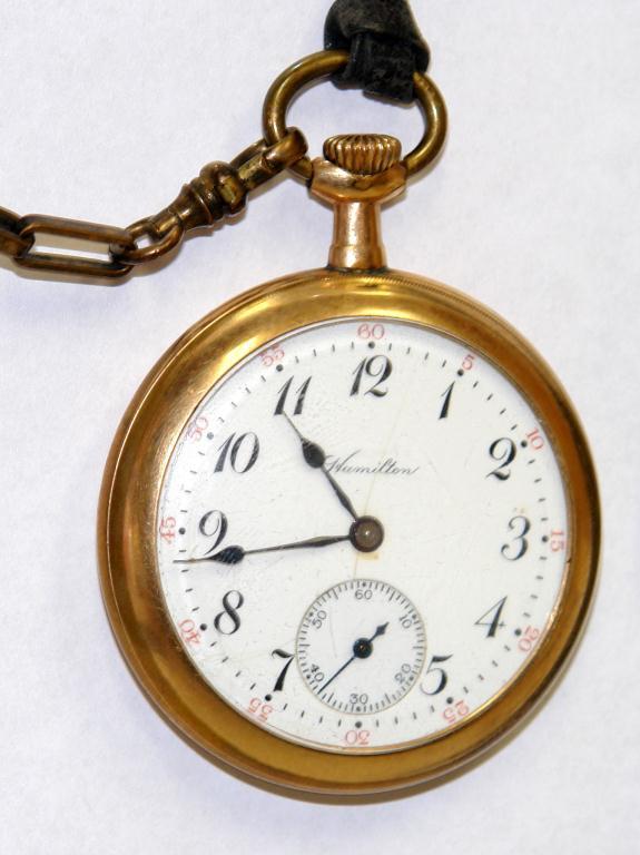 1920's Hamilton Rail Road Windup Pocket Watch