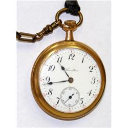 1920's Hamilton Rail Road Wind-up Pocket Watch
