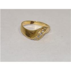 Diamonds SSS Design Hand made Ladies Ring