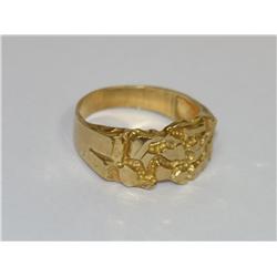 Nugget Style Hand made Men's Ring