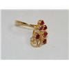 Image 1 : AAA Burmese Ruby & Diamonds Cocktail Ladies Ring