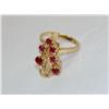 Image 2 : AAA Burmese Ruby & Diamonds Cocktail Ladies Ring