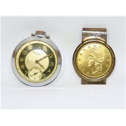 St Regis Vintage Pocket watch & Money Clip