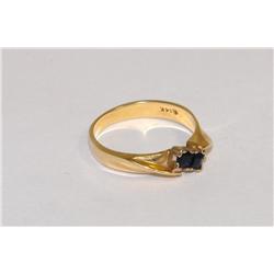 AAA Cashmere sapphire Princess Cut Hand Made Ring