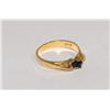 Image 1 : AAA Cashmere sapphire Princess Cut Hand Made Ring