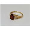 Image 3 : AAA Garnet & Diamonds Hand made Ladies Ring