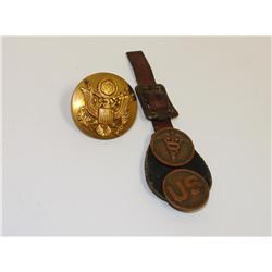U.S Army Fobs Medical & American Eagle Pin
