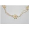 Image 2 : White Pearl & Avolone Shell Hand Made Necklace