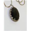 Image 2 : Gem Quality Obsidian-custom Sterling Bezel & Chain