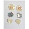 Image 1 : 3 Pairs Mother Of Pearl Ladies Earrings