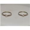 Image 1 : Diamonds Solitaire Ladies Hoops