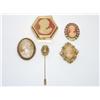 Image 1 : costume Vintage Cameo lighter, Brooch & Pin