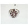 Image 1 : Diamonds & Burmese Ruby Hand Made Cocktail Ring