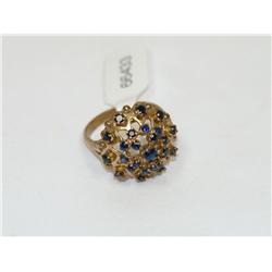 AAA Cashmere Sapphire Vintage Cocktail Ladies Ring