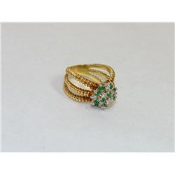 AAA Colombian Emeralds & Diamonds Cocktail Ladies