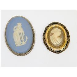 Italian Cameo Vintage Hand Made Brooch