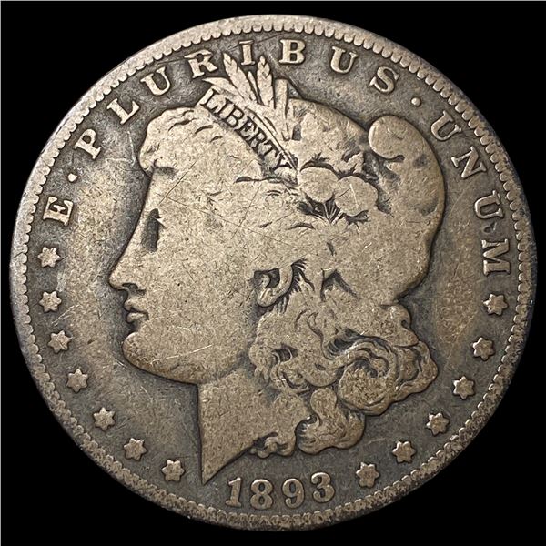 1893-O Silver Morgan Dollar LIGHTLY  CIRCULATED