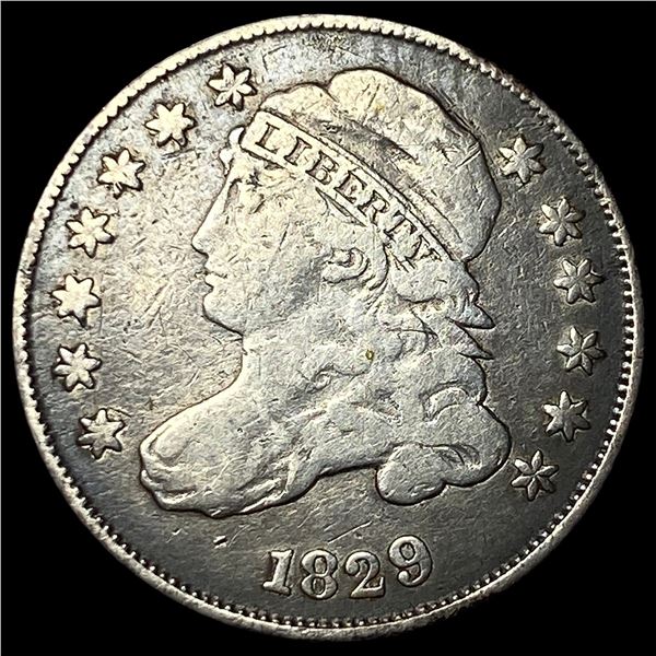 1829 Silver Capped Bust Dime LIGHTLY  CIRCULATED