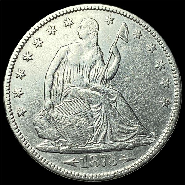 1873 Arrows Seated Liberty Half Dollar  UNCIRCULATED