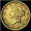 Image 1 : 1853 Gold $1 Liberty Head Type 1 CLOSELY  UNCIRCULATED