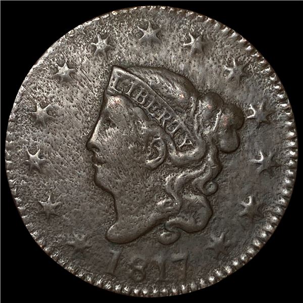 1817 Coronet Head Large Cent LIGHTLY  CIRCULATED
