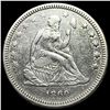Image 1 : 1860 Silver Seated Liberty Quarter  UNCIRCULATED