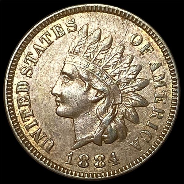 1884 Indian Head Cent CLOSELY UNCIRCULATED