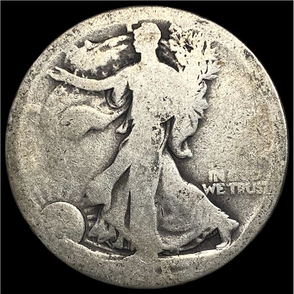 1918-S Silver Walking Liberty Half Dollar  NICELY CIRCULATED
