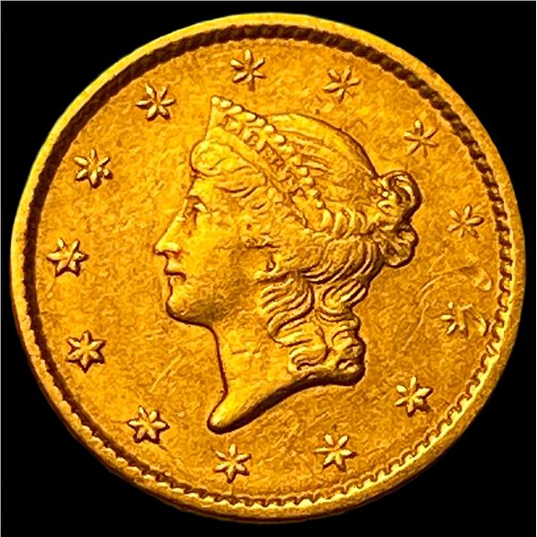 1851 Gold $1 Liberty Head Type 1 CHOICE AU