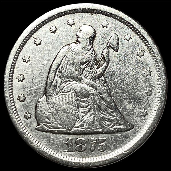 1875-S Silver Twenty Cents CLOSELY  UNCIRCULATED