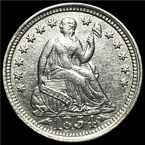 1854-S Silver Half Dime CHOICE BU
