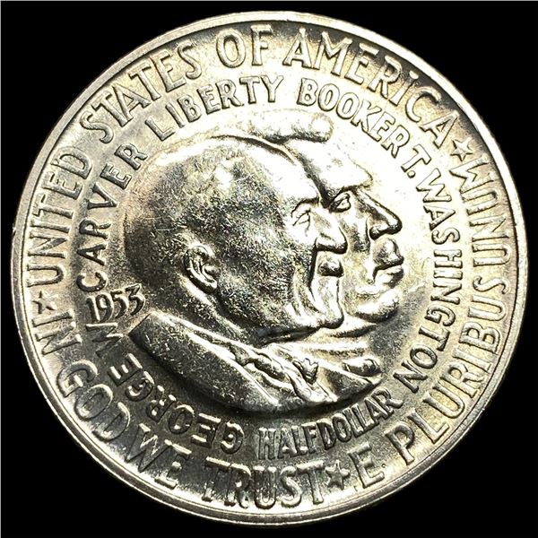 1953 Silver Half Dollar Booker T. Washington  UNCIRCULATED