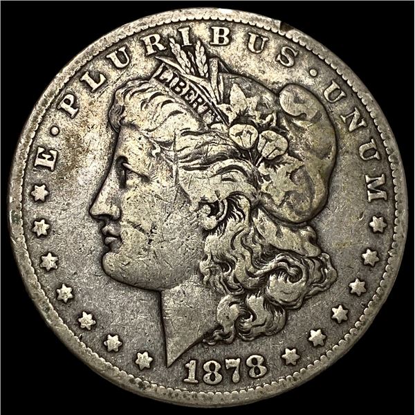 1878-CC Silver Morgan Dollar NEARLY  UNCIRCULATED