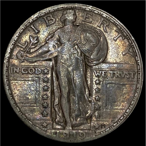 1919 Standing Liberty Quarter LIGHTLY  CIRCULATED