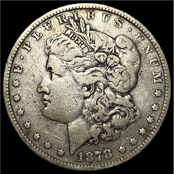 1878 Silver Morgan Dollar LIGHTLY CIRCULATED