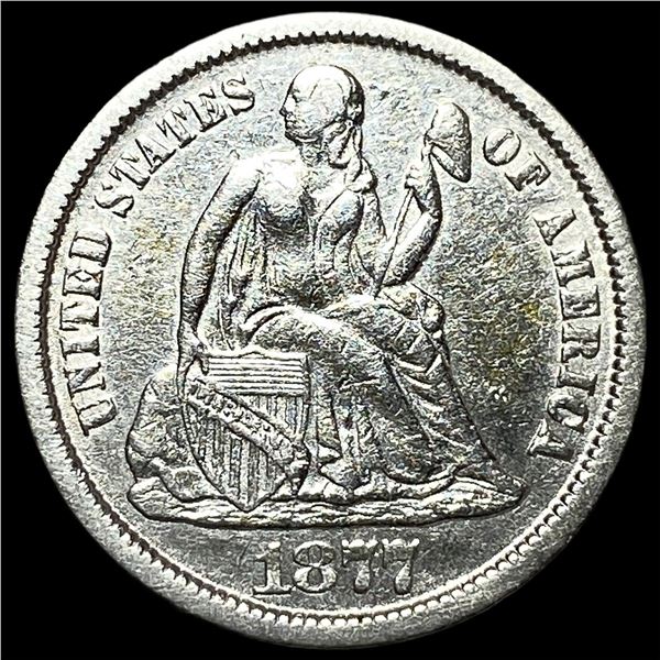 1877-CC Silver Dime UNCIRCULATED