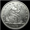 Image 1 : 1863 Silver Seated Liberty Half Dollar CLOSELY UNCIRCULATED