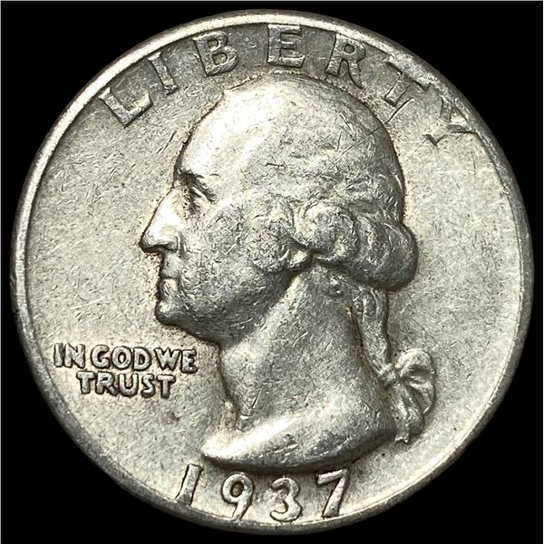 1937-D Silver Washington Quarter CLOSELY  UNCIRCULATED