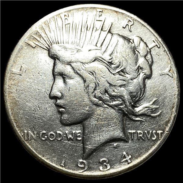 1934 Peace Silver Dollar CHOICE BU