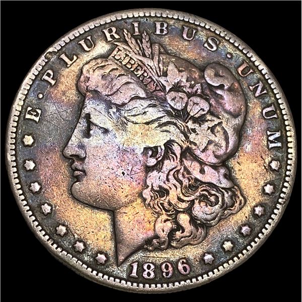 1896-S Silver Morgan Dollar ABOUT  UNCIRCULATED