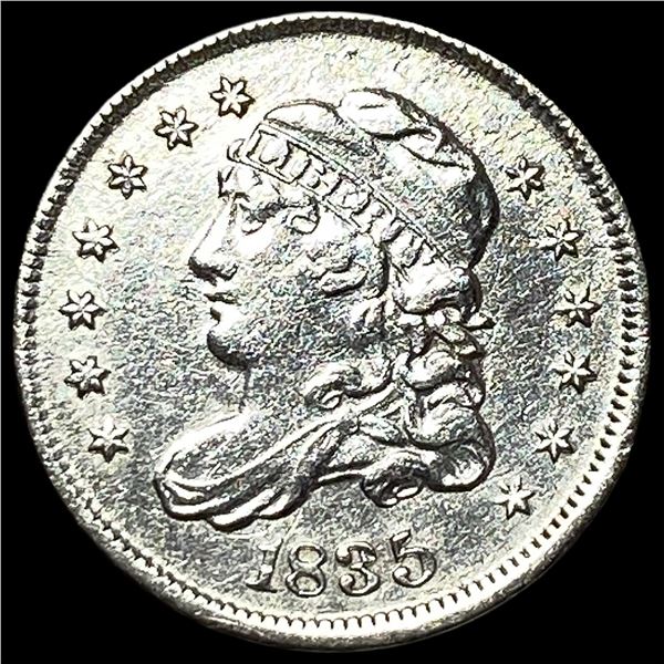 1835 Capped Bust Half Dime CHOICE BU