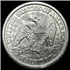 Image 2 : 1853 Arrows & Rays Silver Seated Liberty Half Dollar CLOSELY UNCIRCULATED