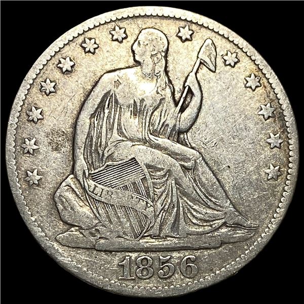 1856-O Silver Half Dollar NEARLY UNCIRCULATED