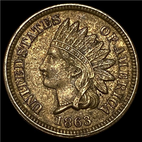 1863 Copper-Nickel Indian Head Cent  UNCIRCULATED
