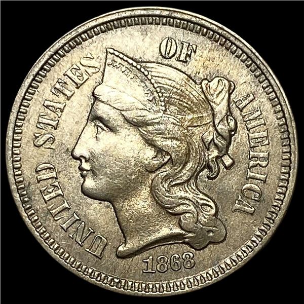 1868 Nickel Three-Cent Piece UNCIRCULATED