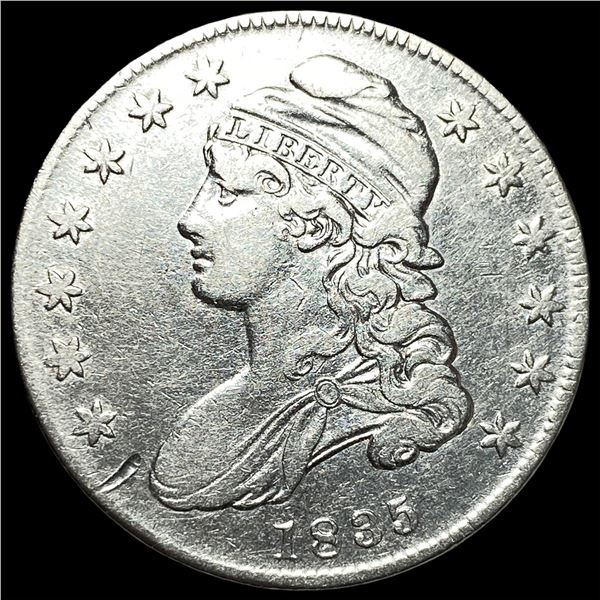1835 Capped Bust Half Dollar CLOSELY  UNCIRCULATED