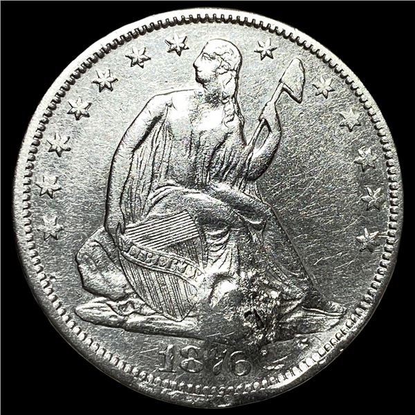 1876-CC Silver Half Dollar HIGH GRADE