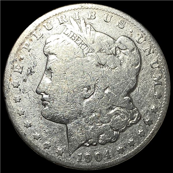1904-S Silver Morgan Dollar LIGHTLY  CIRCULATED