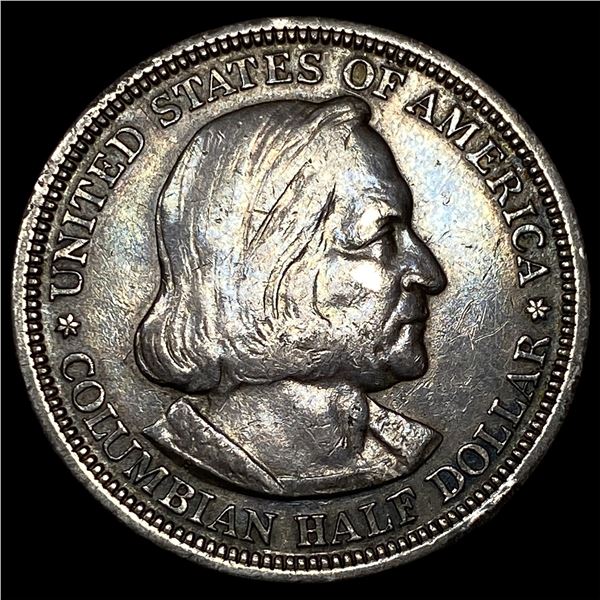 1893 Silver Columbian Half Dollar NEARLY UNCIRCULATED