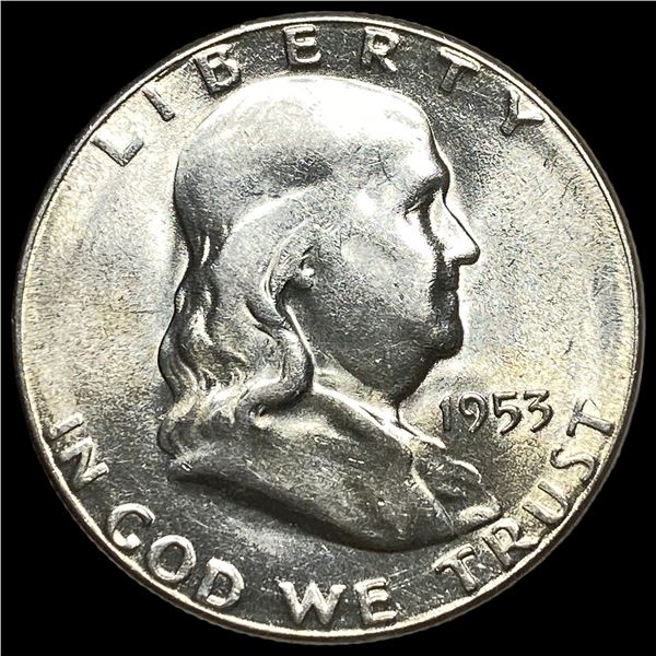 1953-S Silver Half Dollar Franklin HIGH GRADE